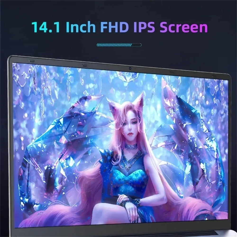 2026 14.1" Portable Windows 11 Laptop Intel Core i9 10980HK Computer 4K Screen 16GB RAM 1TB 2TB SSD Gaming laptops Laptop Bag