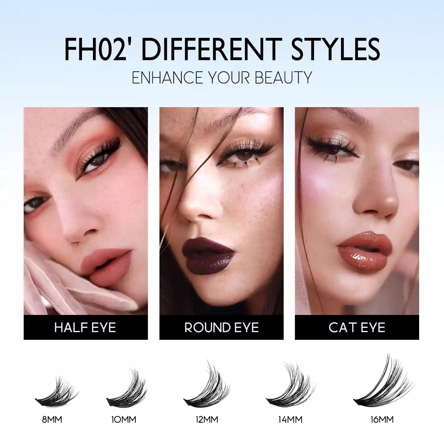 DIY Lash Extension Kit with Bond and Seal - Pro Cluster Set Lip Care Tidesmit