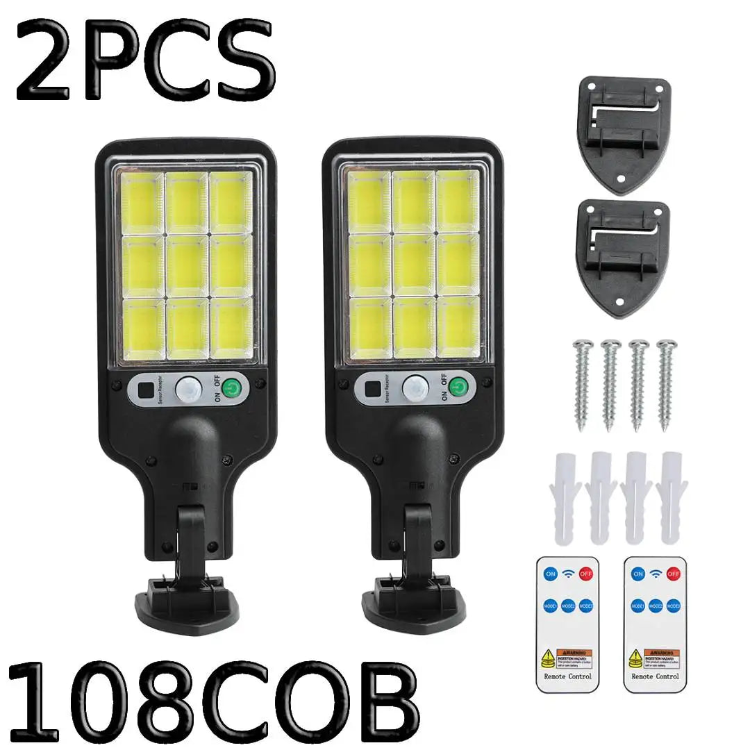 Solar Outdoor LED Wall Light Human Body Motion Sensor 3 Modes IP65 Waterproof Solar Garden Lamp Auto Charging Waterproof Outdoor Street Lantern for Yard Courtyard Garage Terrace Patio Home Exterior Decor Security Night Light