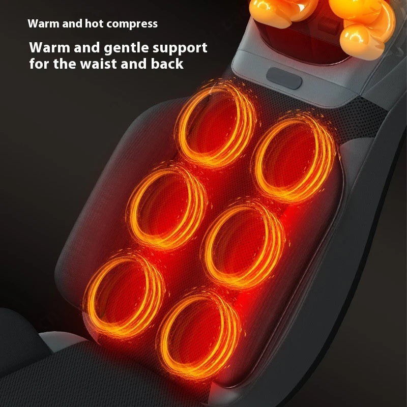 Electric Massage Cushion with Heat Therapy - Cherry Deep Tissue Kneading Massage Cushion Tidesmit