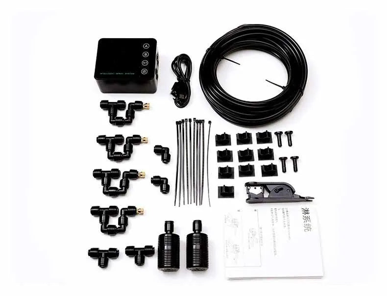 Rainforest Sprayer Double Pump Control Automatic Mist Timing Spray System Kit Irrigation Timer Reptile Sprayer Humidifier