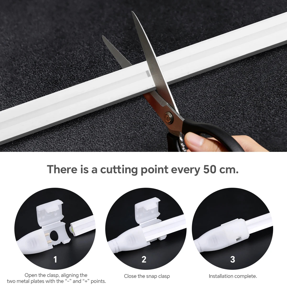 Super Bright 220V COB LED Strip with Switch FOB Tape Ribbon EU Plug 2M 5M 30M 25M 20M 15M 10M LED Lights For Kitchen Room Decor