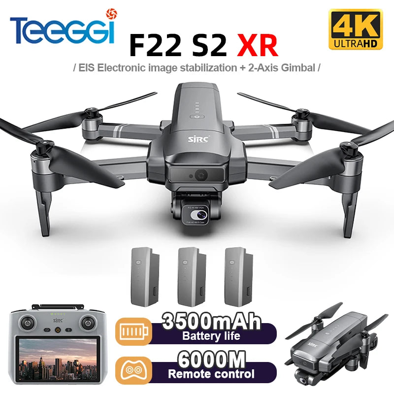 4K GPS Drone With Gimbal – Professional Obstacle Avoidance Quadcopter Tidesmit