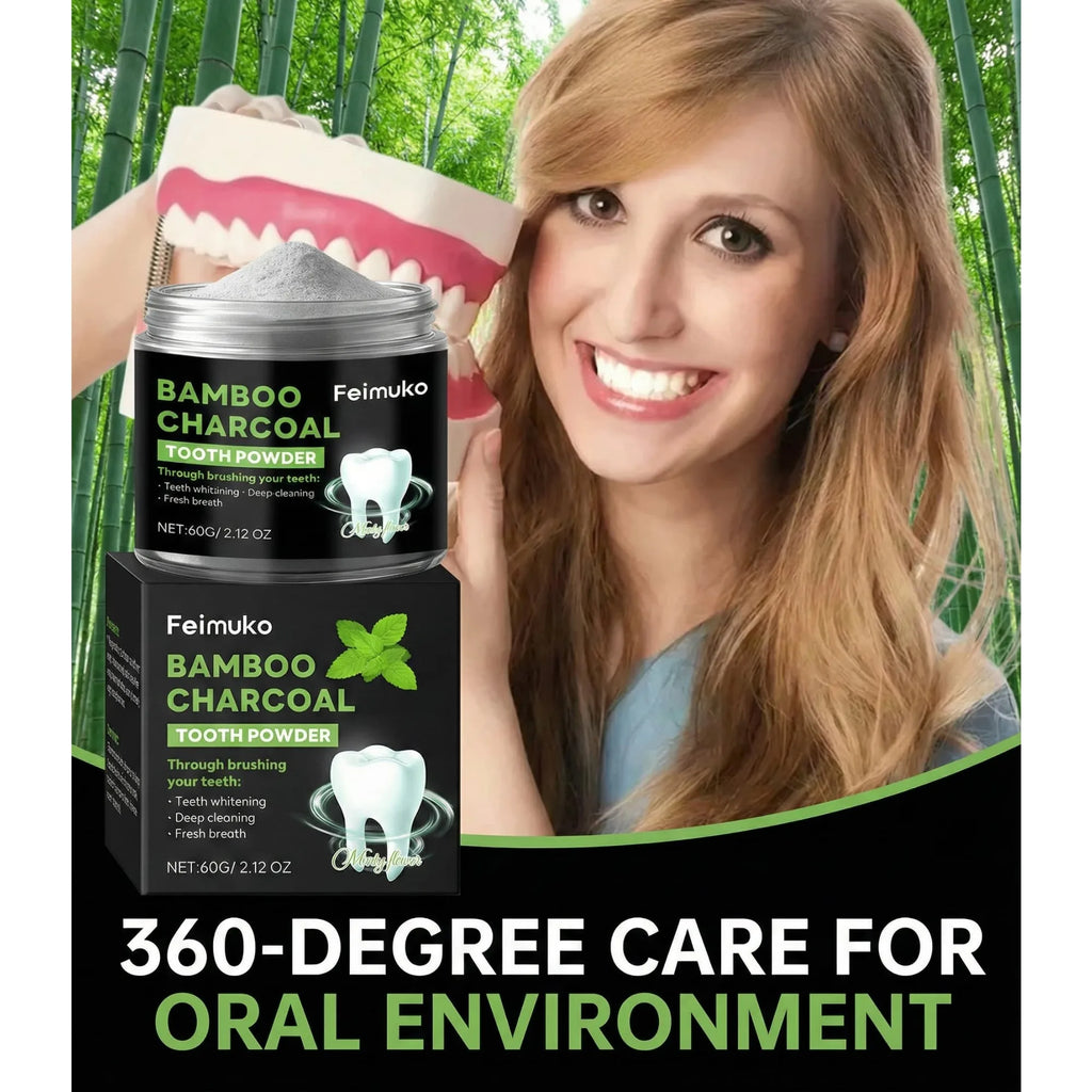 Tidesmit hydroxyapatite and activated carbon tooth powder for enamel repair and natural teeth whitening.