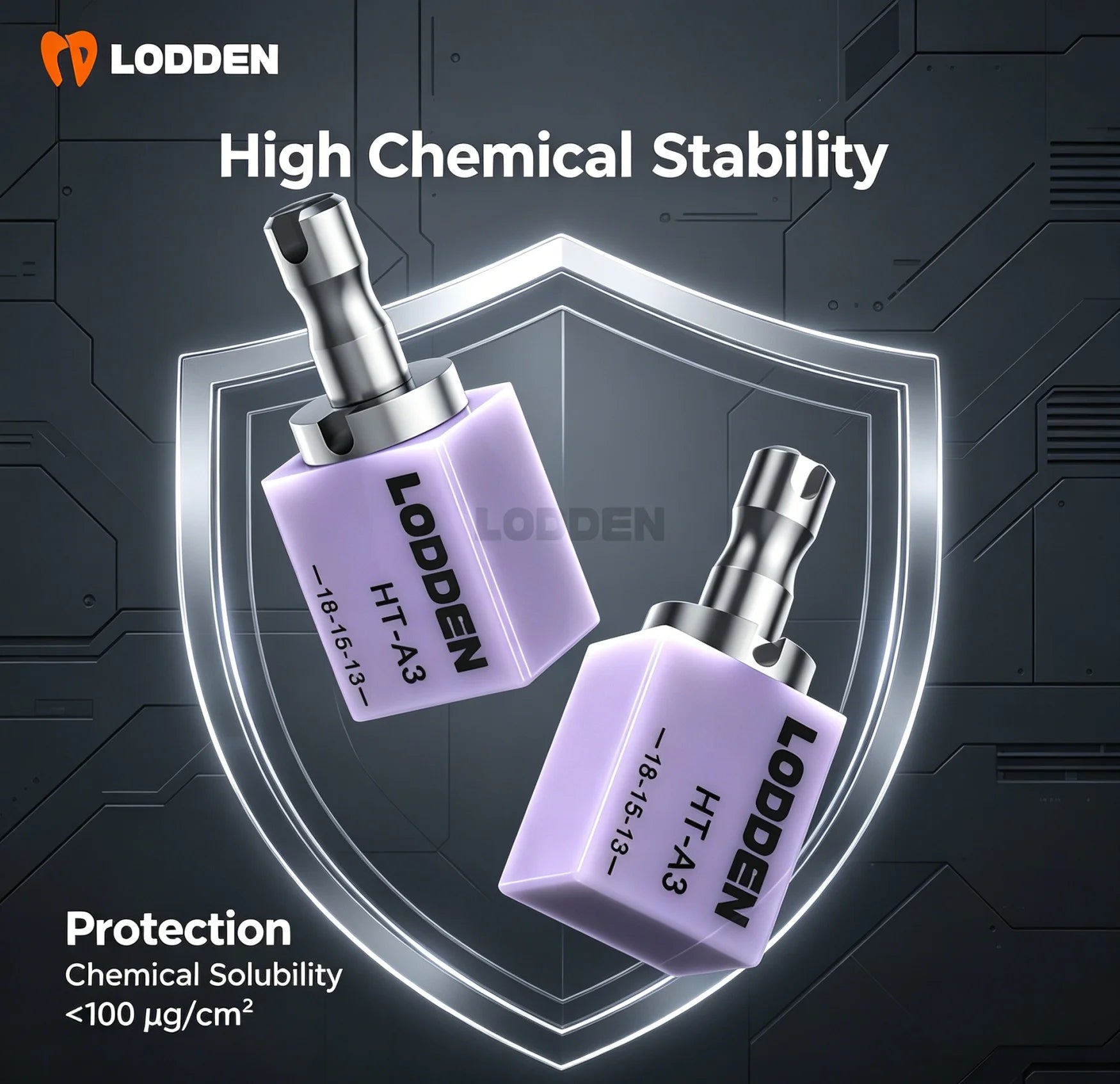 20PCS Lithium Disilicate Glass Ceramic Blocks CAD CAM Sirona Cerec LODDEN C14 Dental Lab HT LT MT Veneer Dentist Materials