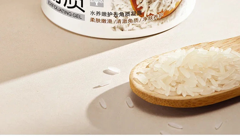 White Rice Face Exfoliating Gel | Gentle Hydrating Pore Refiner Scrubs Treatments Tidesmit