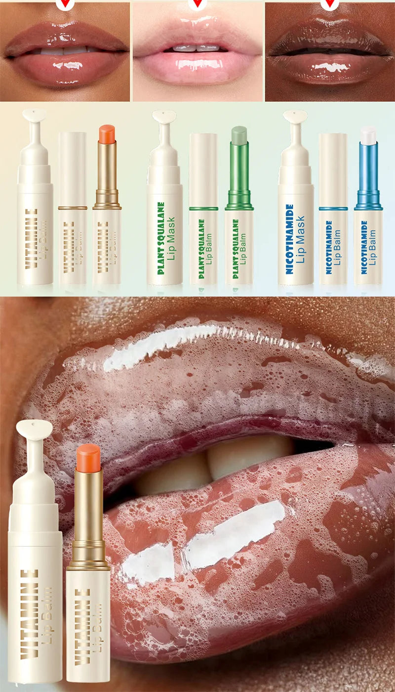 Lip Care & Hydrating Lip Mask Set - Cruelty-Free Night Repair Lip Care Tidesmit