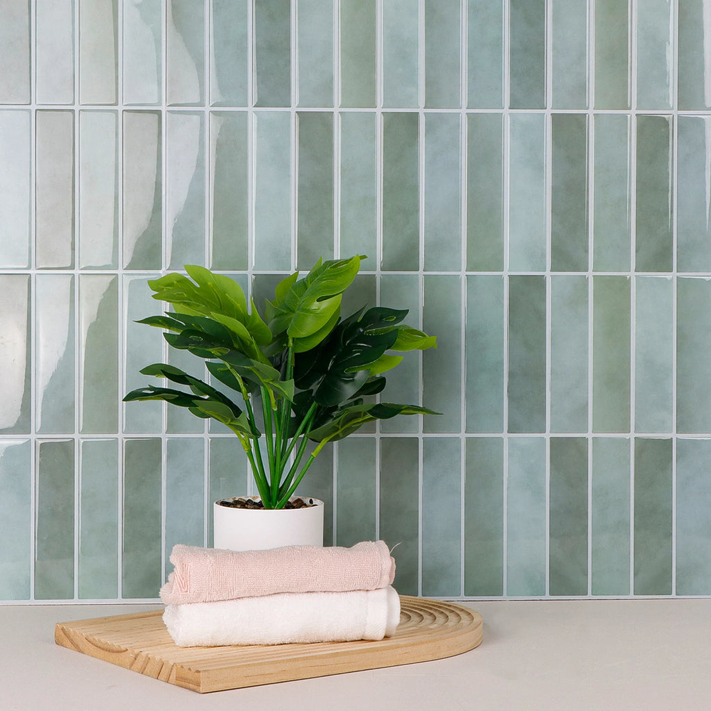 1/3pcs Square Wall Tile Sticker Mosaic Tile Decal Peel&Stick Backsplash Vinly Wallpaper Easy to Install for Apartment Renovation