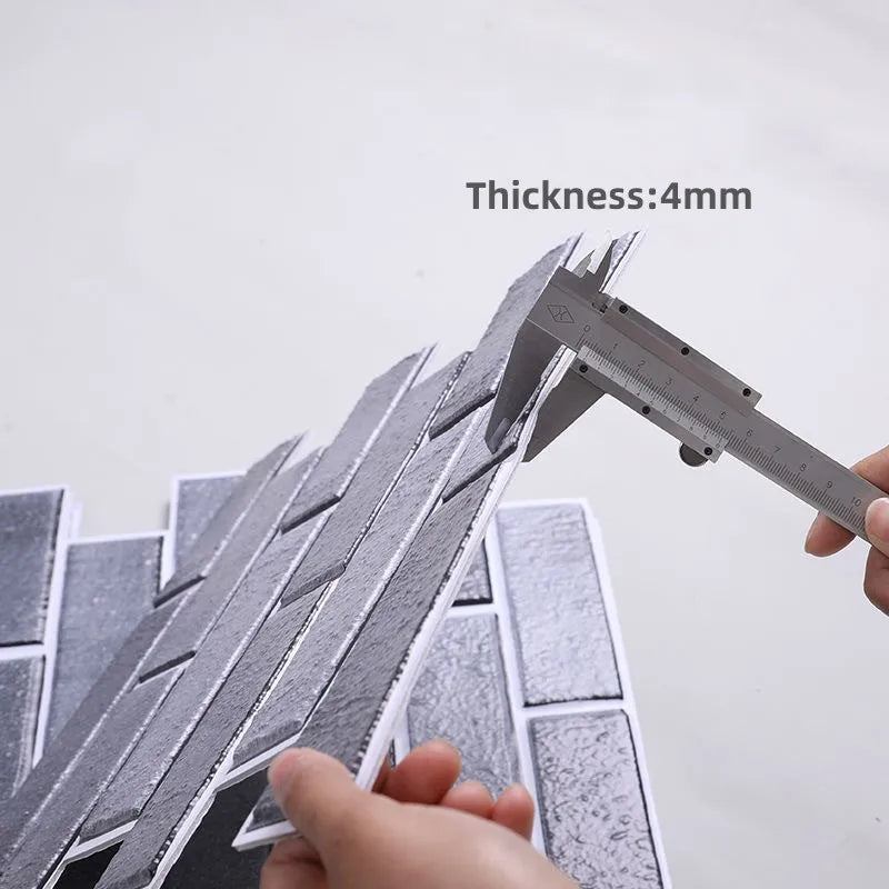 5/10Pcs Peel and Stick Tile Backsplash Thicker Design Marble Tiles 12"X12" Stick on Backsplash Self Adhesive Tiles for Any Room