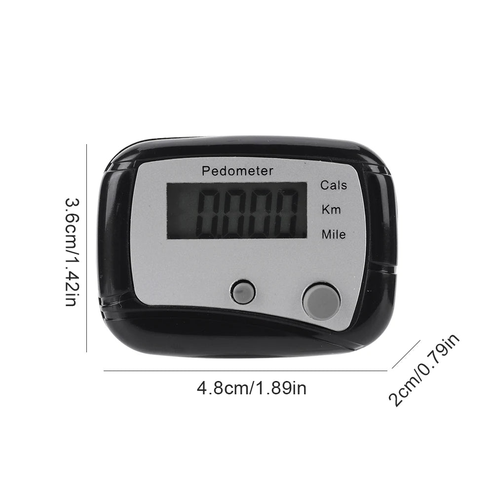 Walking Pedometer Portable Pedometer Multi-Function Accurate Step Tracker Mile Kilometer Calorie Calculation for Outdoor Sports