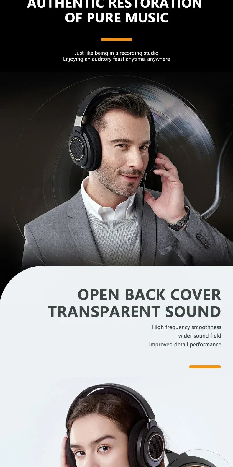 Philips SHP9600 Open-Back Wired Hi-Fi Headphones by Tidesmit Tidesmit