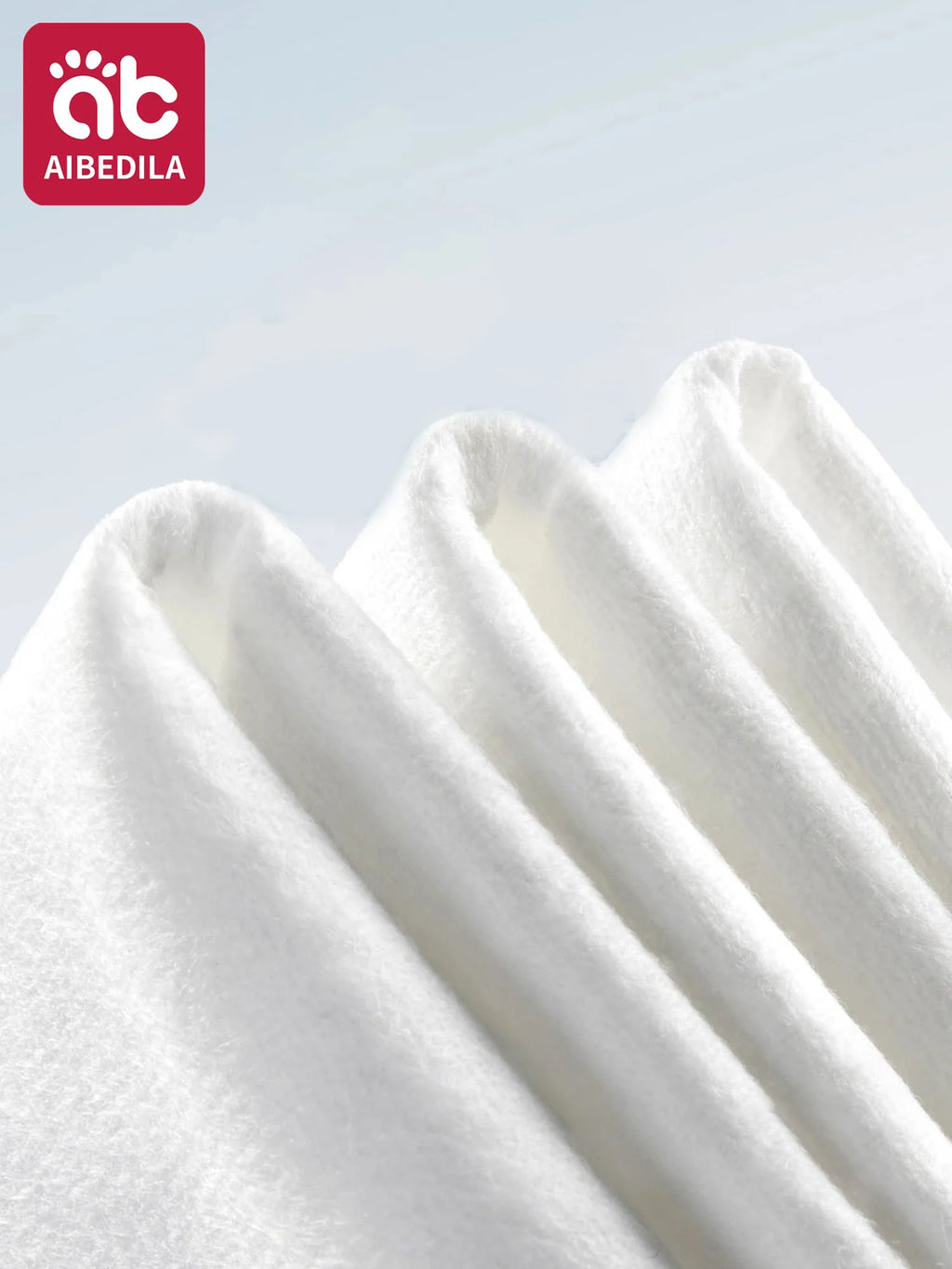 Newborn Baby Cotton Dry Wipes Unscented Hypoallergenic 3-In-1 Clean Care Protect Thick Sensitive Skin Facial Towels for Infants