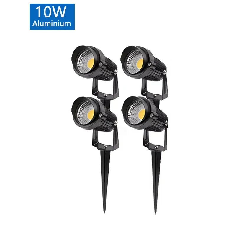 LED Waterproof Outdoor Garden Lawn Lights Spike Bulb 5W/10W/15W Tuinverlichting 220V 110V 12V - Adjustable Solar Powered Garden