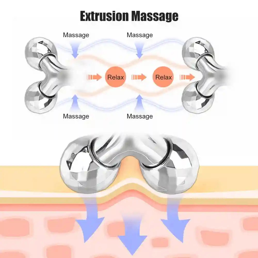 Face Roller Massager - 360 Rotating Electric Skin Lifting Tool Eye Massage Instrument Tidesmit