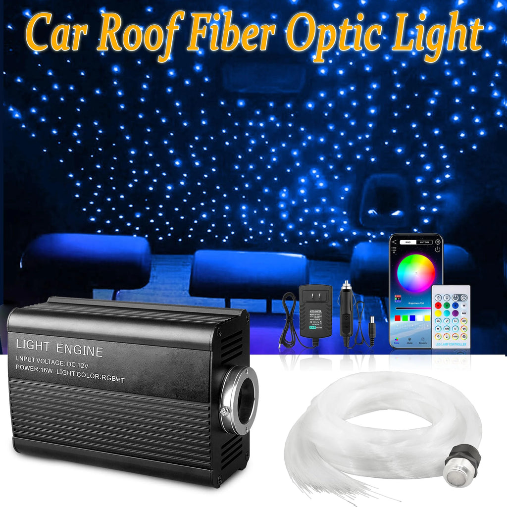 Fiber Optic Car Starry Sky Light Kit | RGB Music Control System Tidesmit