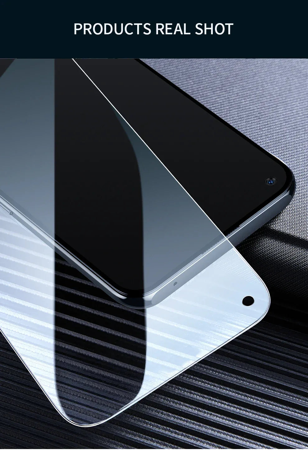 Realme GT Series Tempered Glass Screen Protector - 9H Case-Friendly 2-Pack Tidesmit