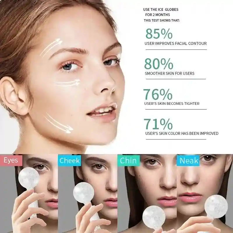 Ice Globe Face Massager for Skin Cooling & Soothing | Tidesmit Eye Massage Instrument Tidesmit