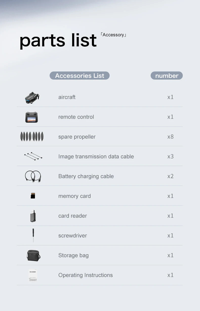 4K Camera Drone with 3-Axis Gimbal GPS Quadcopter - Tidesmit Tidesmit