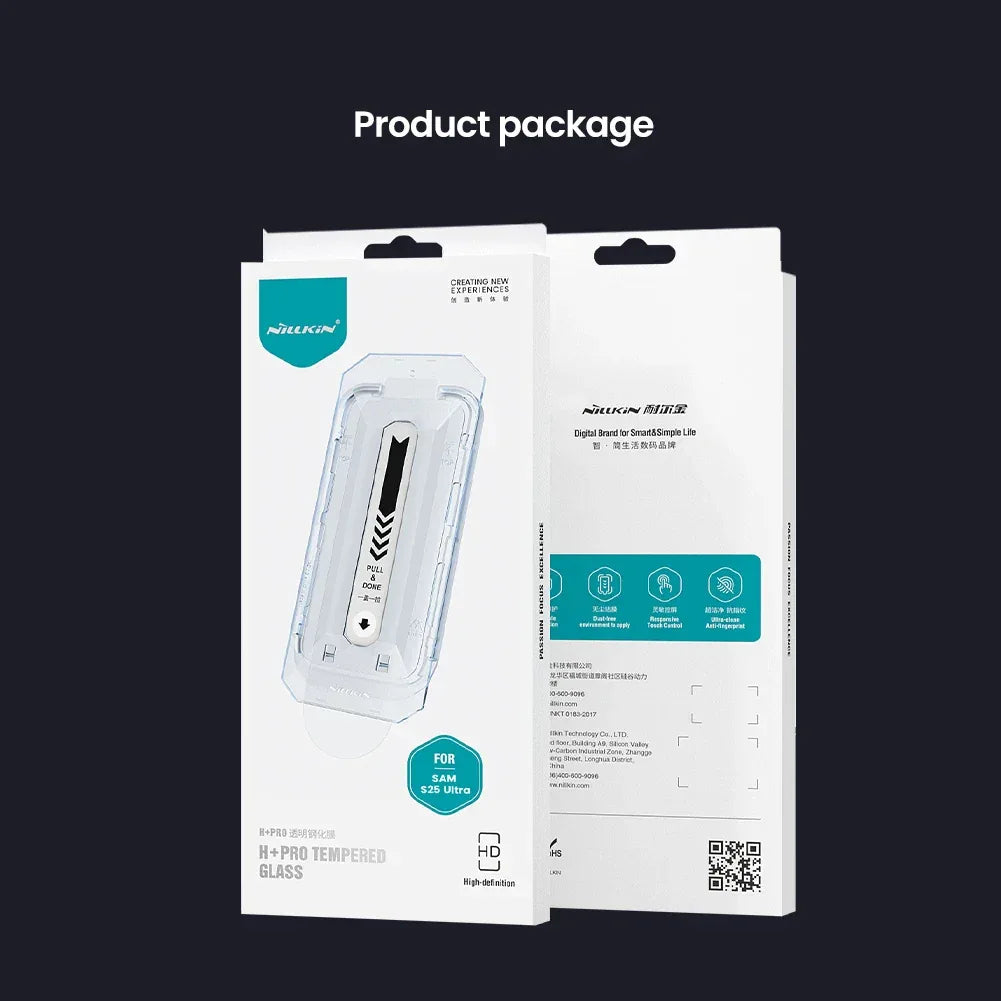 Samsung Galaxy S25 Ultra Tempered Glass Screen Protector - Anti-Scratch 9H Tidesmit