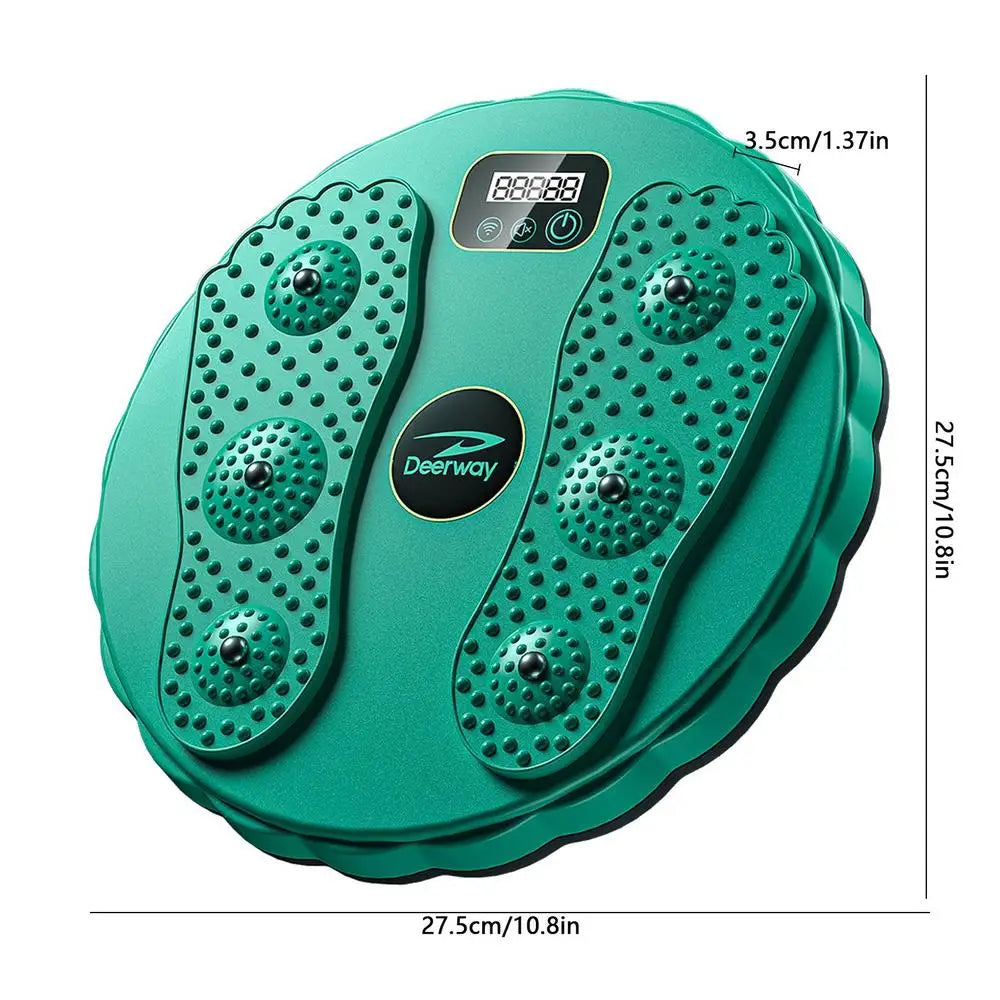 Waist Twisting Disc for Core Fitness - Non-Slip Magnetic Massage Plate Body Shaping Massage Equipment Tidesmit