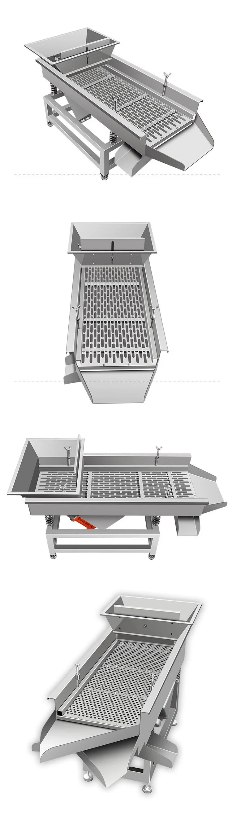 Custom Wheat Sifter Household Impurity Linen Commercial Screens Vibro Removal Multi-function Circular Vibrating Screen