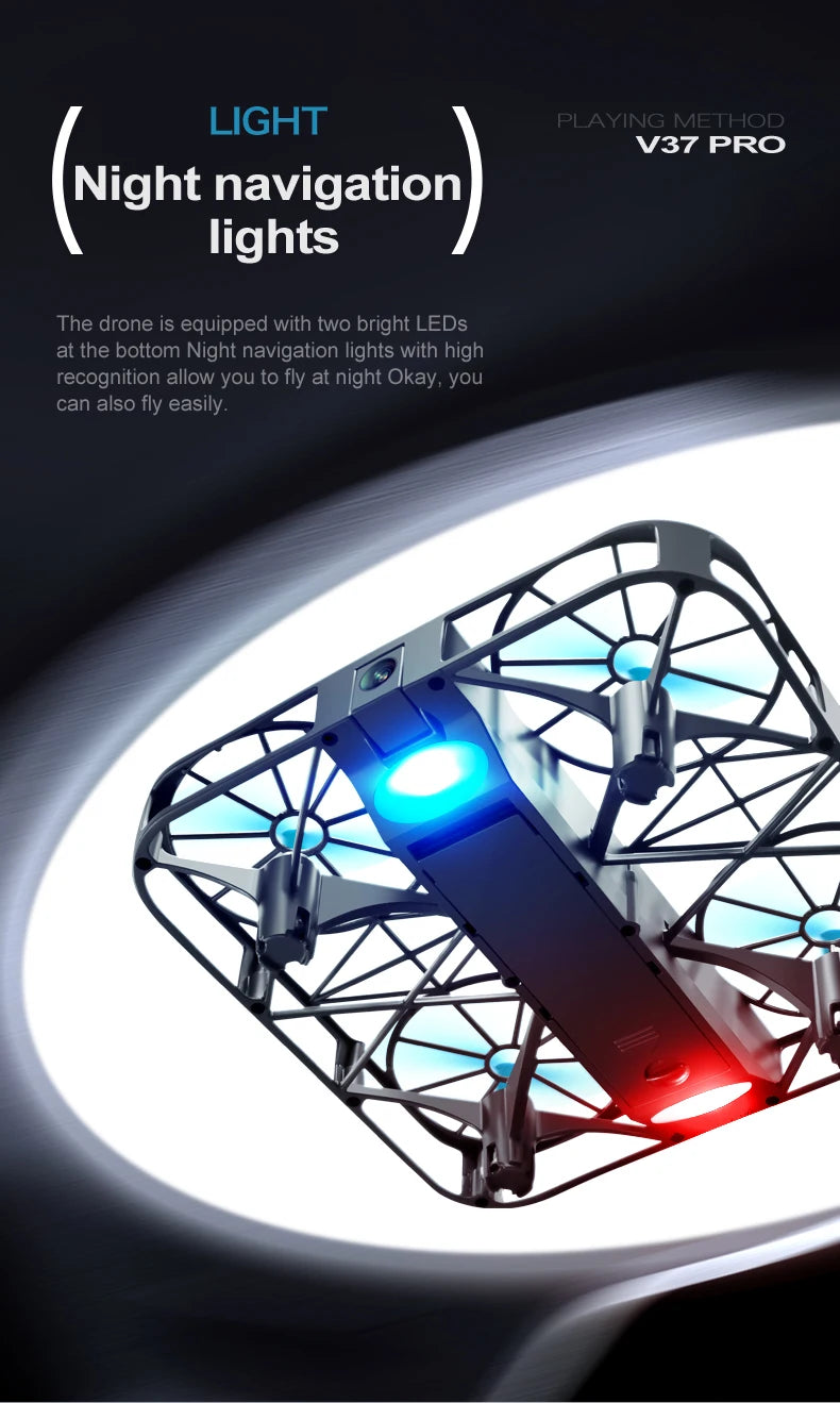 8K Camera Drone V37 - Foldable Quadcopter for Beginners by Tidesmit Tidesmit