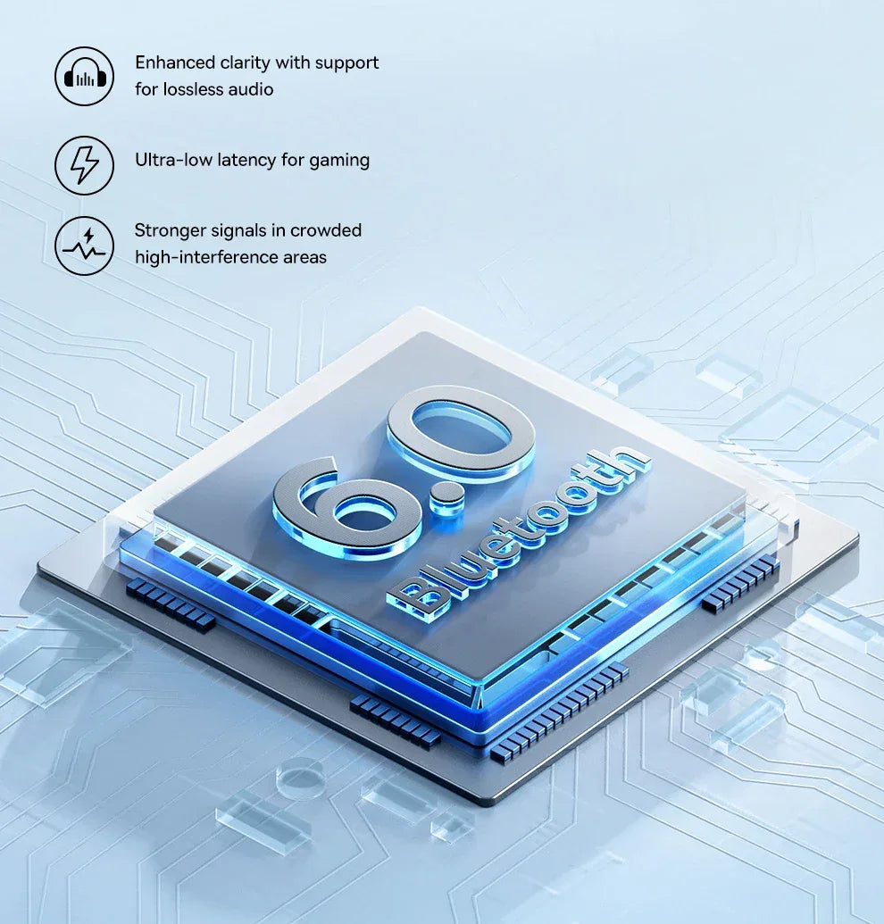 Baseus Wireless Headphones Bluetooth 5.3 HIFI Level Earphone 40mm Driver Foldable Over Ear Headsets 70H Playtime Spatial Audio Tidesmit