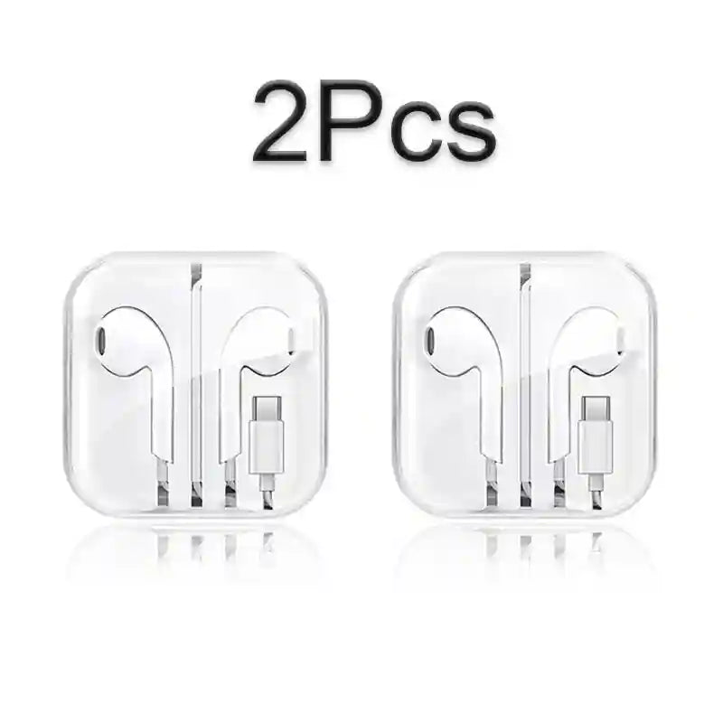 USB C Wired Earphones for Android - 3 Pack Noise Isolating Headset For Type C-2pcs Tidesmit
