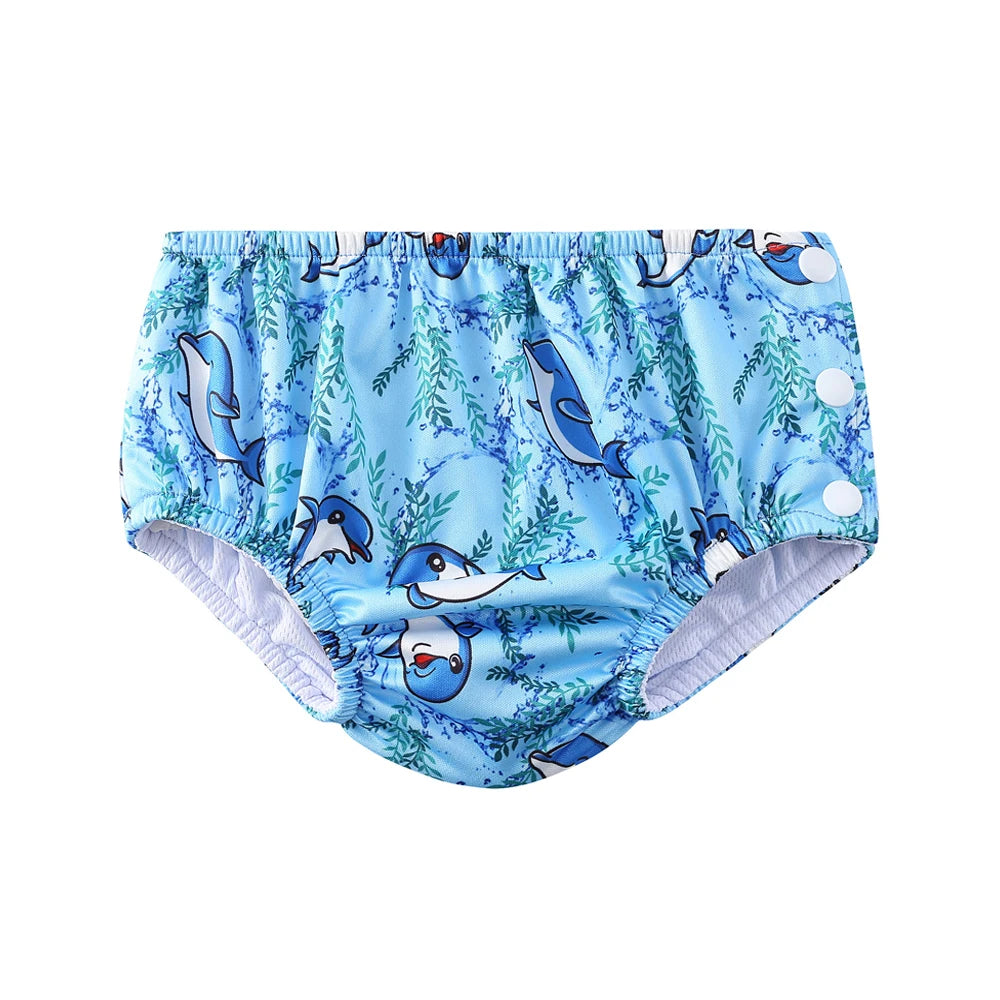 Babyland Baby Swimming Pool Diaper 1PC Waterproof Cloth Diapers Swimwear for Kids Pool Pant Swimming Fit For Baby 0--3 Years