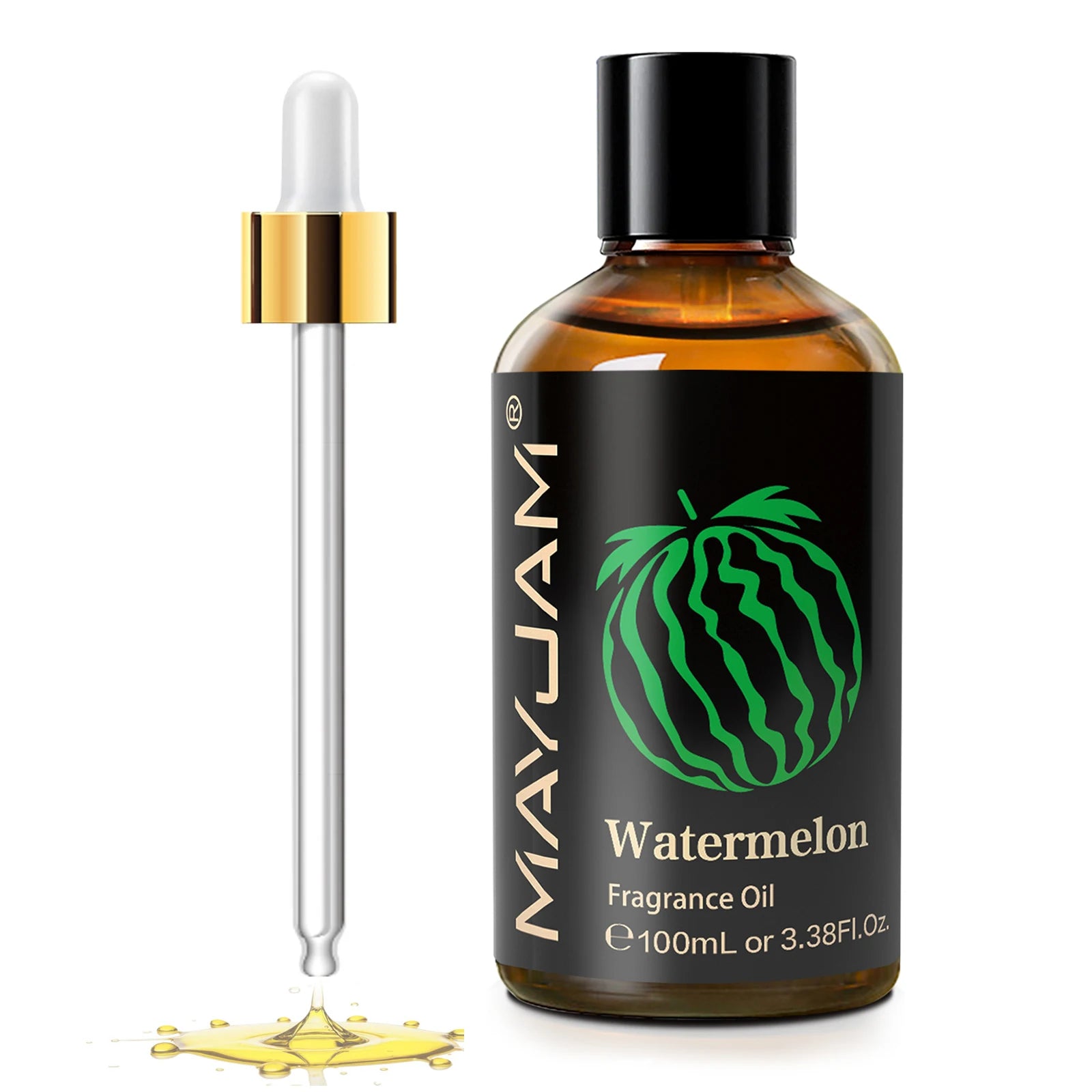MAYJAM 100ML Fruit Fragrance Oil for Diffuser Candle Soap Making Coconut Strawberry Watermelon Blueberry Essential Oils