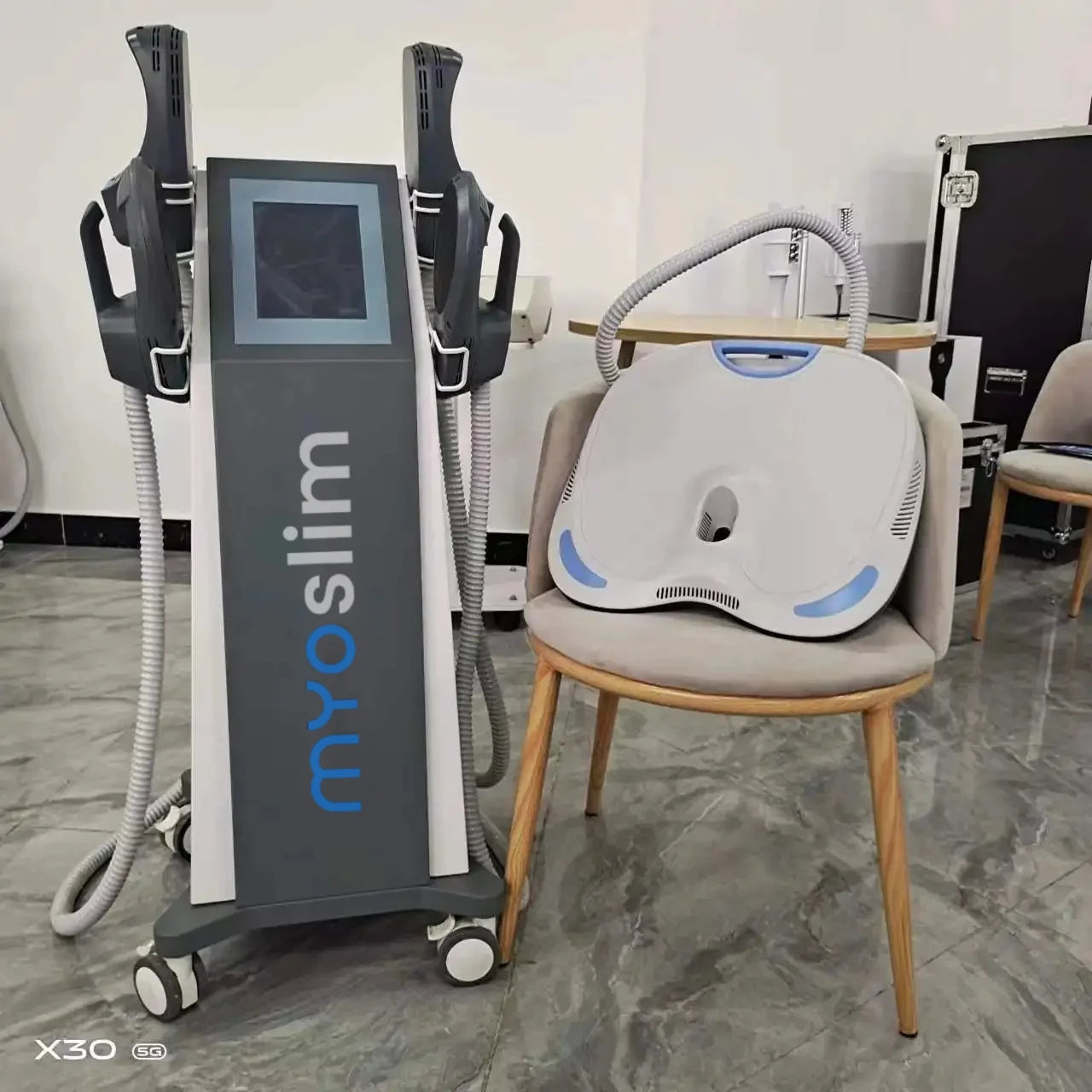 EMS Body Sculpt Machine - Professional Muscle Toning & Fat Reduction Fascia Gun Tidesmit