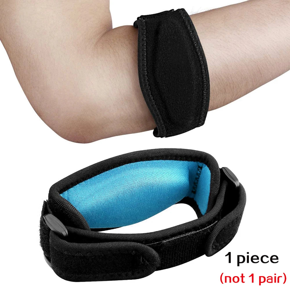 1 PCS Tennis Elbow Brace for Tendonitis, Forearm Brace Support Band with Compression Pad and Elbow Strap Wrap for Golfers Unisex