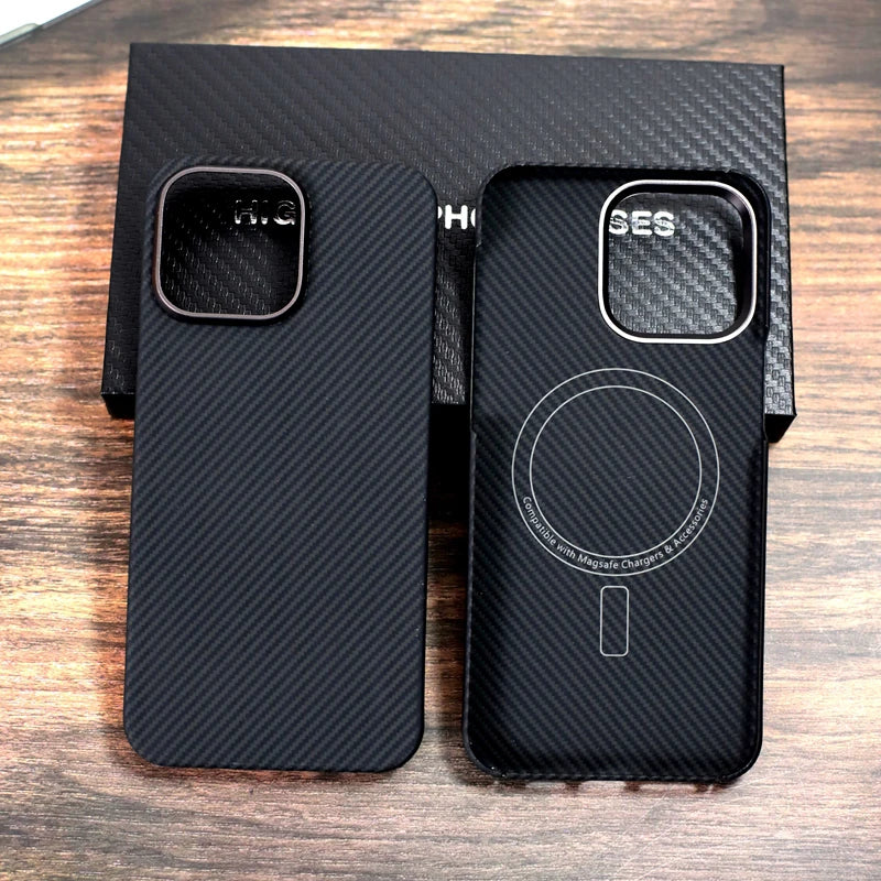 Aramid Fiber iPhone 16 Pro Max Case - Military-Grade Shock Protection Tidesmit