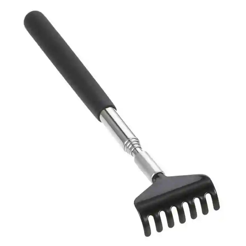 Telescopic Back Scratcher - Durable Stainless Steel Massager - White Back Massage Instrument Tidesmit
