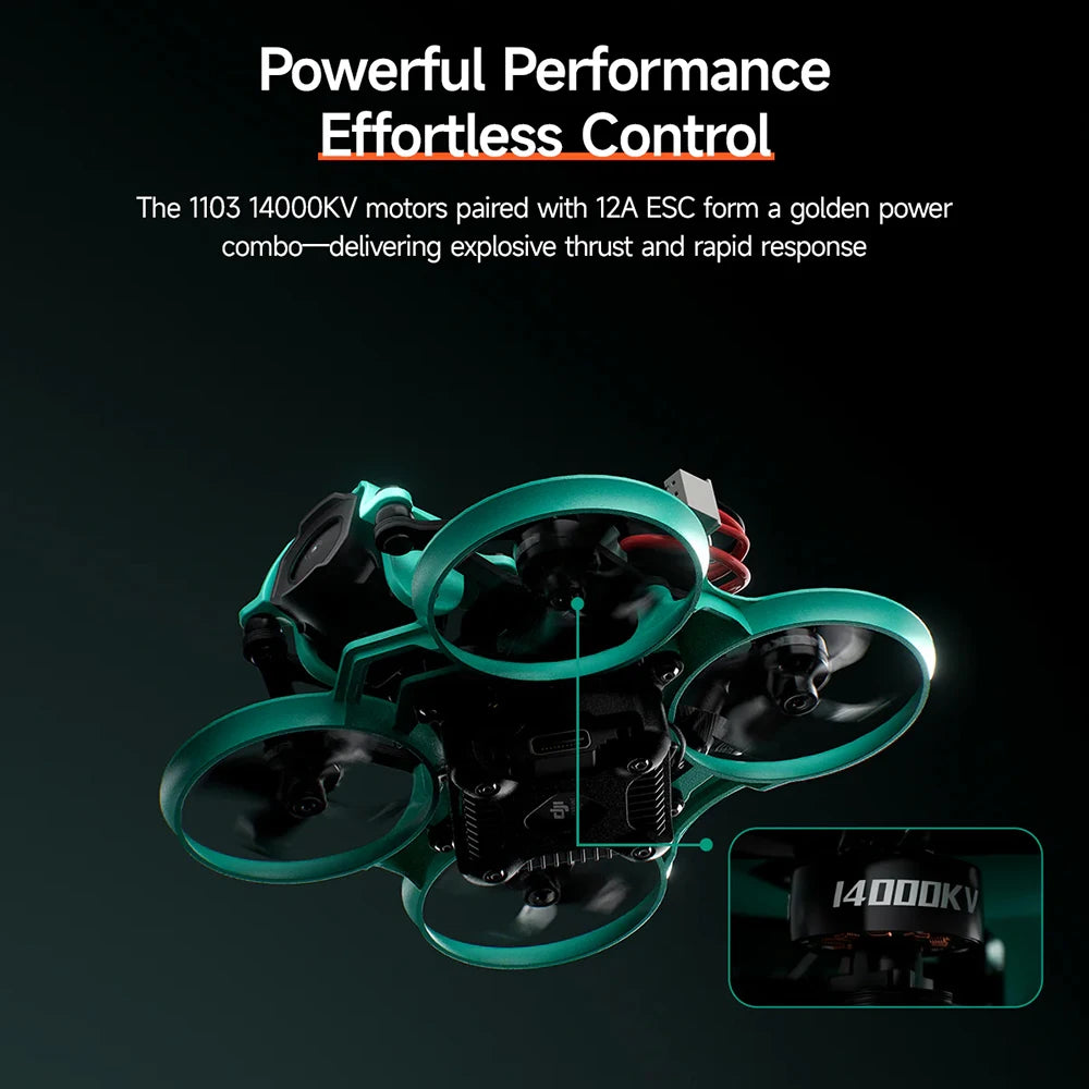 1.6 Inch FPV Freestyle Drone - ELRS 2.4G High Performance Quadcopter Tidesmit