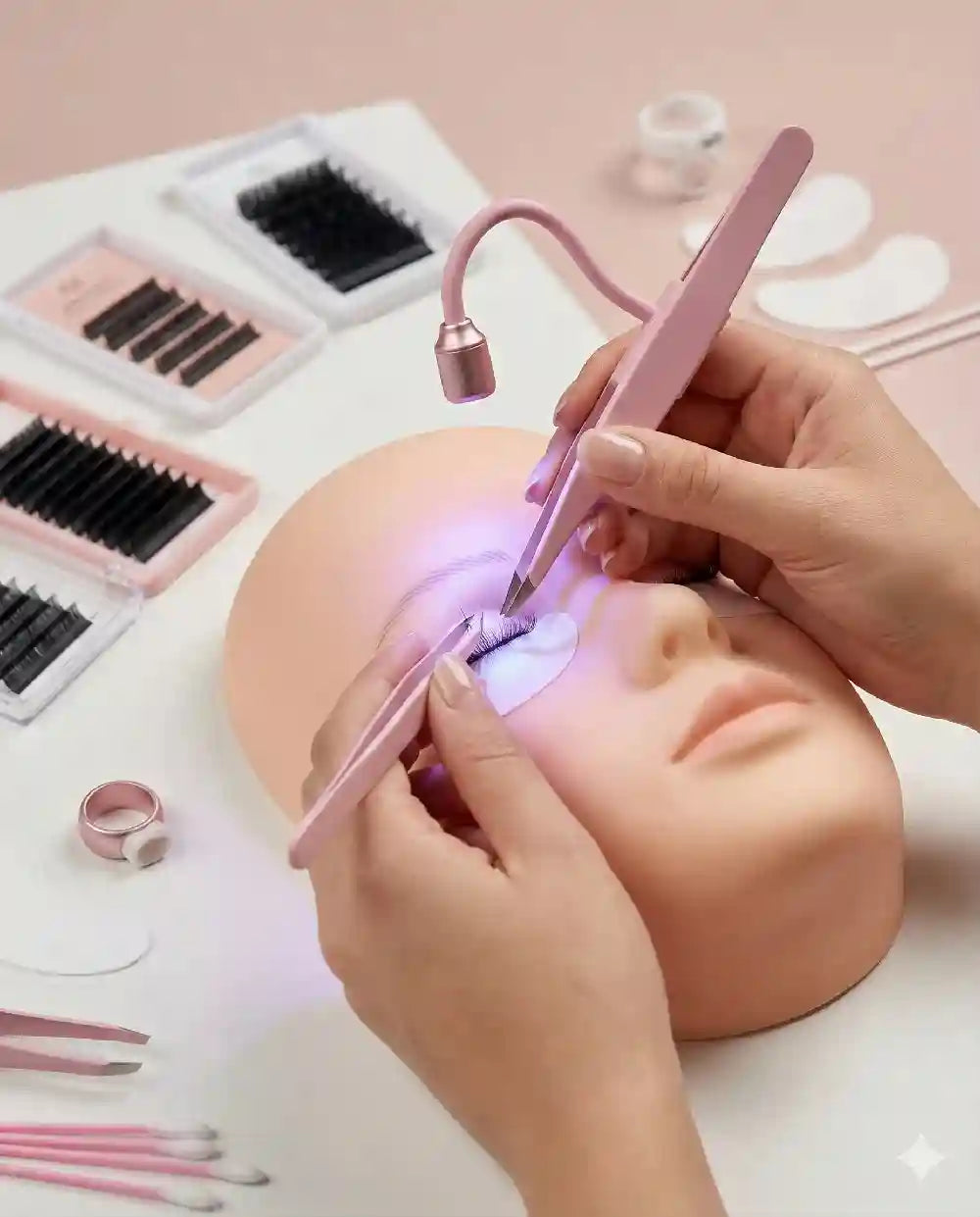 UV Lash Lamp for Eyelash Extensions, Professional LED Curing Light Tidesmit