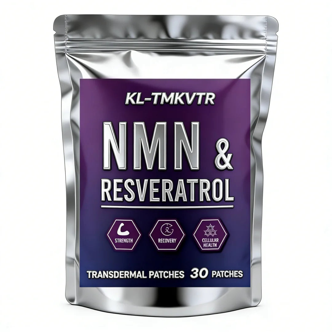 30 Patches NMN Transdermal Patches With Resveratrol for Cellular Health, Healthy Aging & Sustained Energy