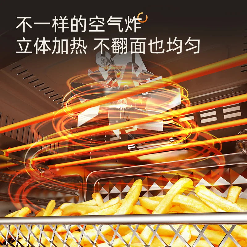 Air Fryer 30 Liters Large Capacity Household Automatic Air Fryer Electric Oven