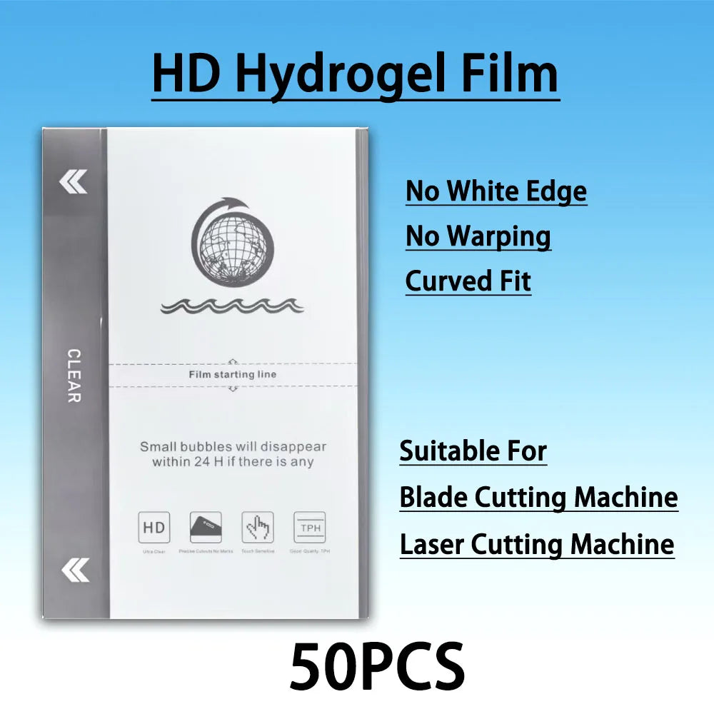 50PC Hidrogel Flexible Film Matte Privacy Smart Phone LCD Display Protective Sheet for Auto Film Cutting Machine HD Anti-peeping