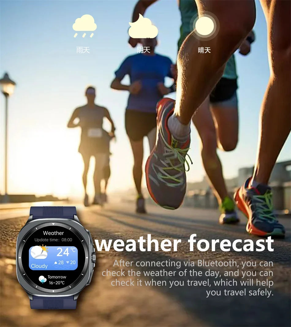 HY Digital Airbag Smartwatch for Huawei, Air Pump True Accurately Blood Pressure Watches Uric Acid Blood Lipids Health Watch Men