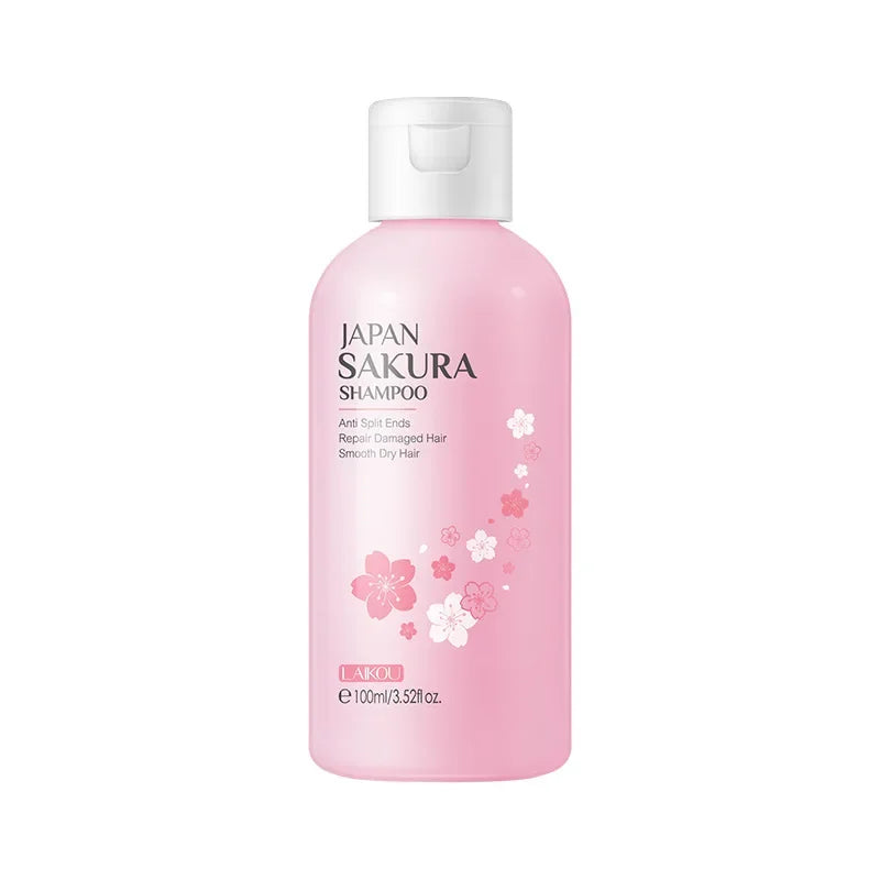 LAIKOU Sakura Shampoo And Hair Conditioner Cherry Blossom Nourishing Repair Dry Hair Smooth Anti Frizz Moisturizing Hair Care