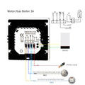 Tuya Smart Thermostat For Underfloor Heating Wifi Thermostat  Floor Heating Controller Warm Floor Temperature Controller Alexa
