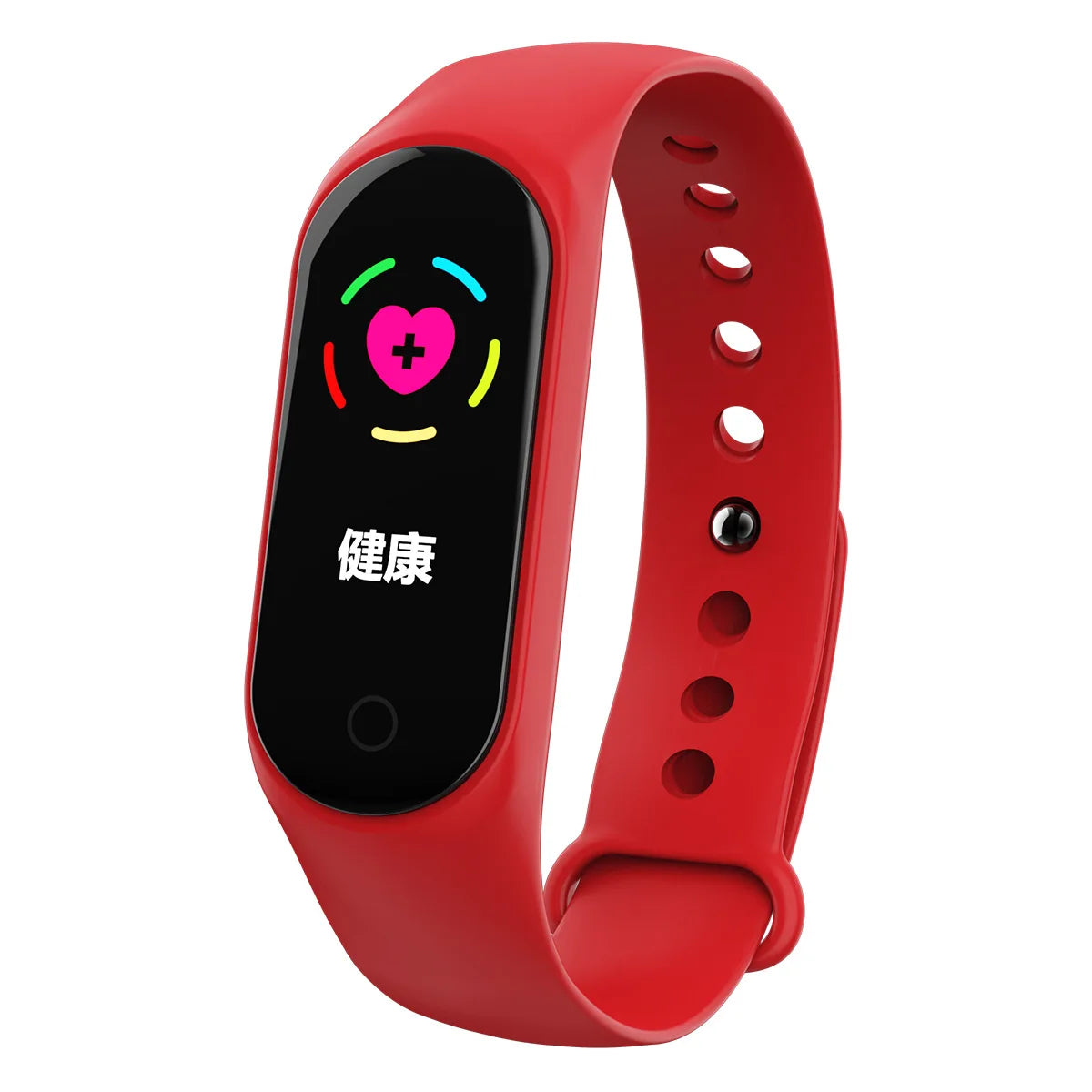 Bluetooth Exercise Step Counting, Information Reminder, Alarm Clock, Heart Rate, Sleep Health Monitoring, Gift M4 Smart Bracelet