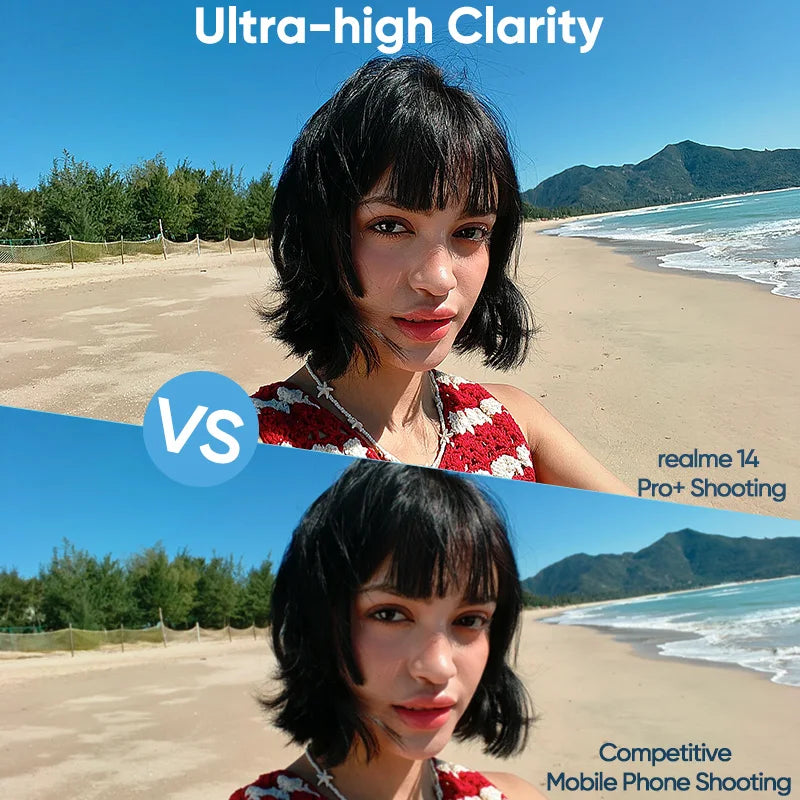 realme 14 Pro+ 5G Global Version Snapdragon® 7s Gen 3 6.83" OLED 6000mAh (typ) 80W SUPERVOOC Charge 50MP Camera realme UI 6.0