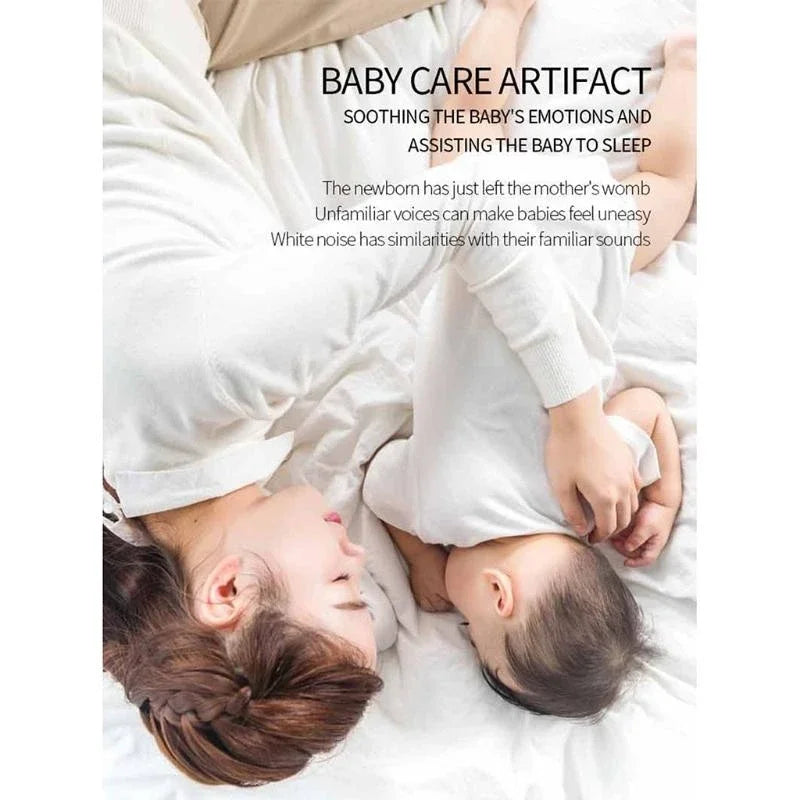 J15U White Noise Machine with 10 Natural Sounds Timed Shutdown Baby Care Sleeping Aid Therapy Device Relaxing Soothing