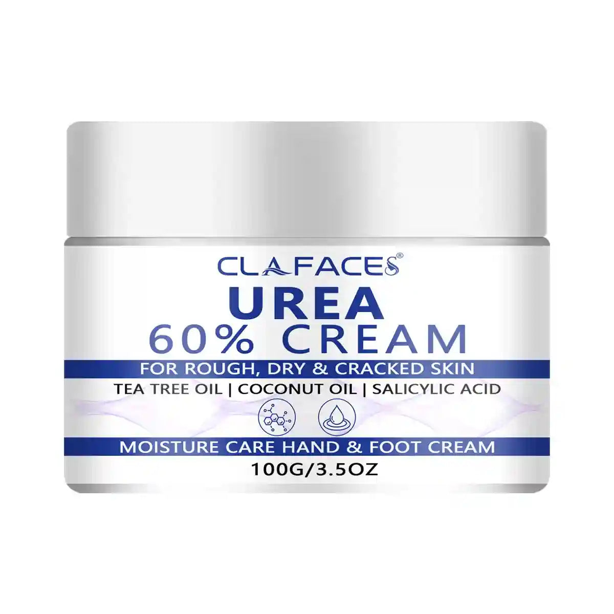 Uric Acid Foot Cream for Cracked Heels | Salon-Quality Repair | Tidesmit Scrubs Treatments 100g Tidesmit