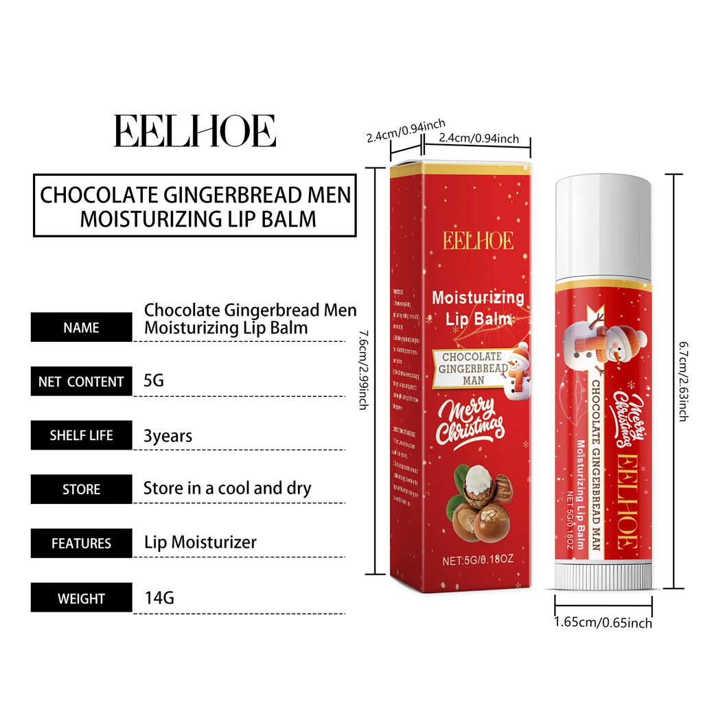 Christmas Lip Balm Set - Moisturizing Lip Care Treatment by Tidesmit Lip Care Tidesmit