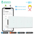 WiFi Smart Light Switch Touch Glass Panel - App-Controlled Automation 1G 1G 2G WIFI Switch Tidesmit
