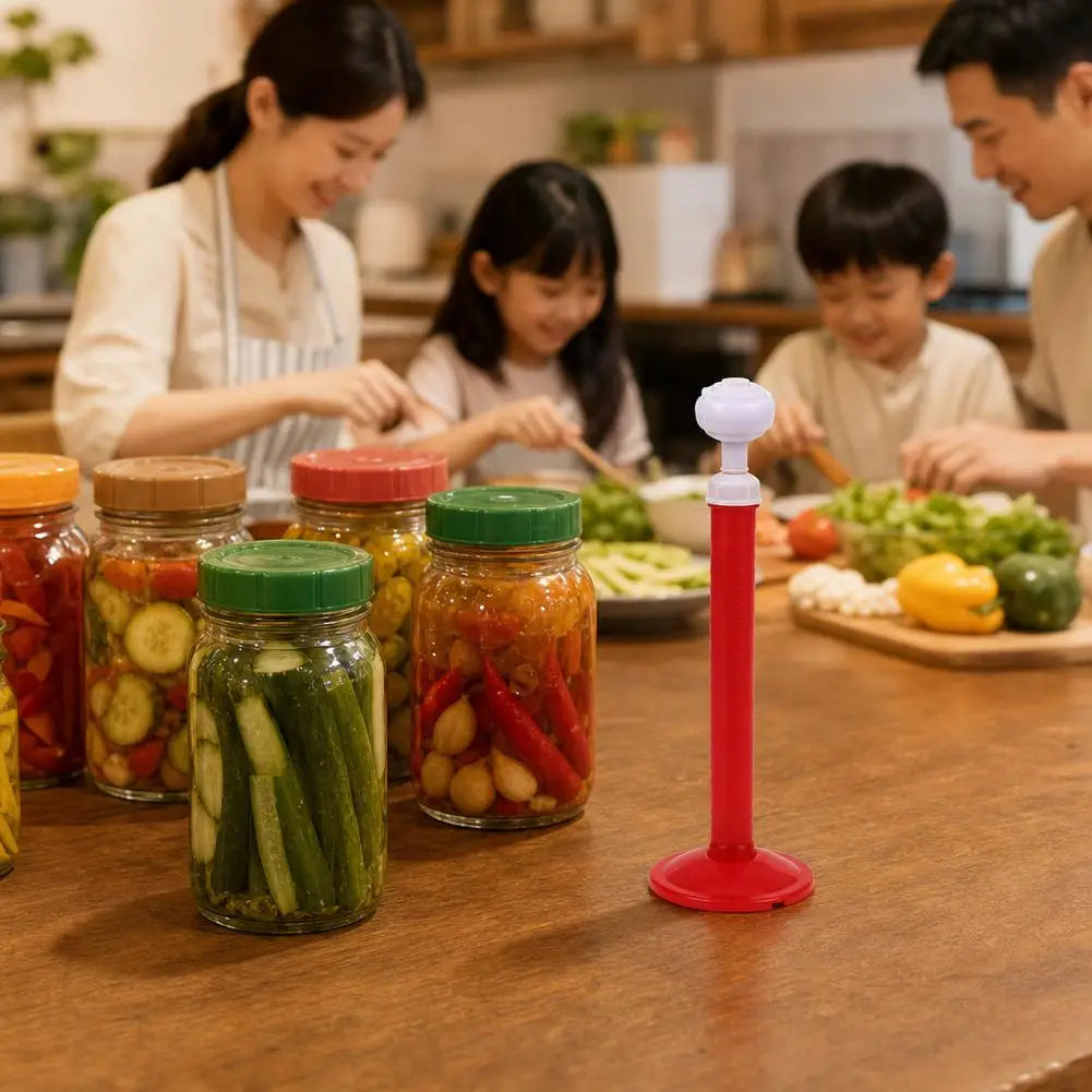 Vacuum Sealer Jar Lids With Vacuum Pump,Reusable Pickle Jar Sealing Covers,Food Storage Accessories For Home Jar Can