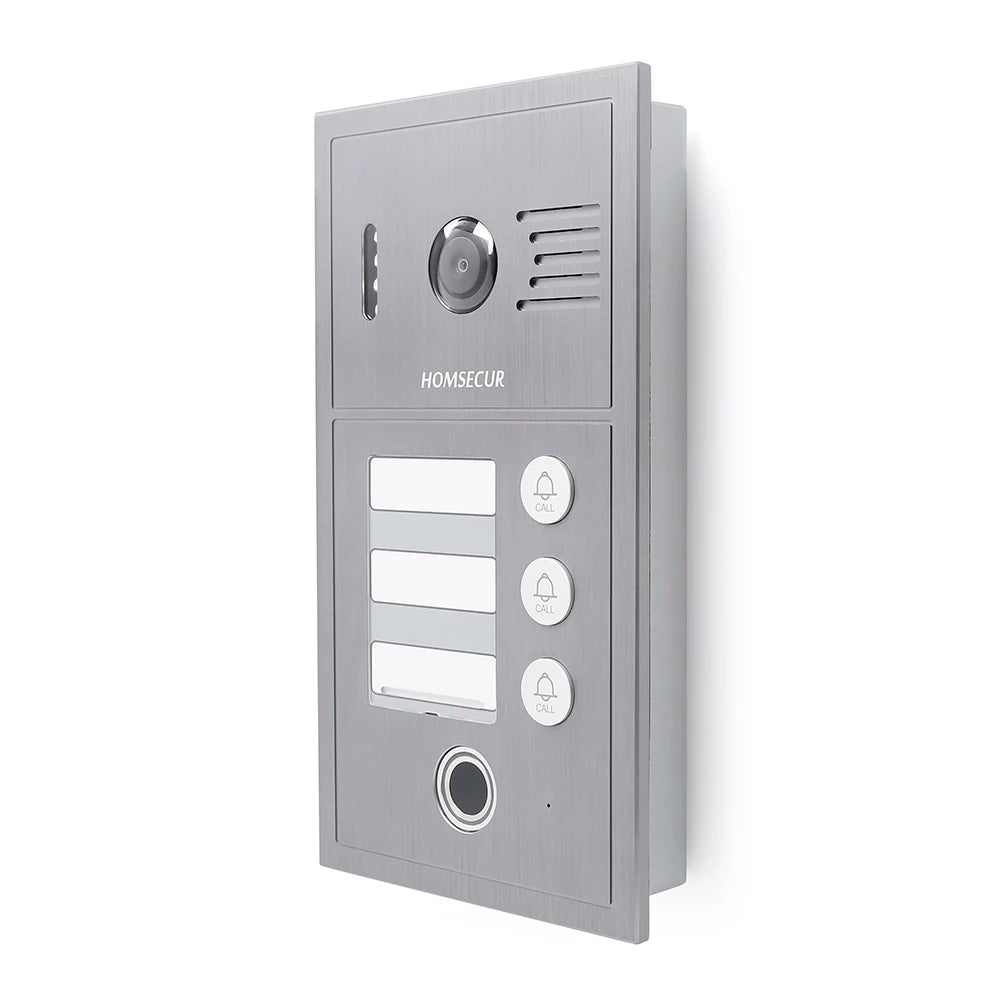 PoE Doorbell Camera B19CP-H With 13.56Mhz Keyfobs Fingerprint Access For HDK IP Series Video Door Intercom